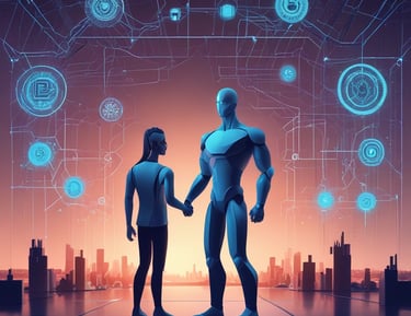 Enterprise software dashboard displaying real-time analytics and AI-driven insights on a dark interface.