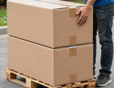 Side-by-side comparison of a hydraulic filter before and after cleaning.