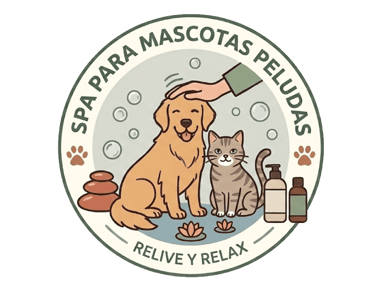 Logotipo de spa para mascotas