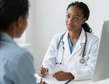 A professional therapist preparing the open system colon hydrotherapy machine for a client.