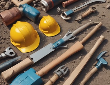 Team clearing out debris and old materials during an interior gutting project.