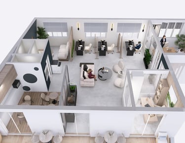 Modélisation 3d réaliste Agence d'architecture