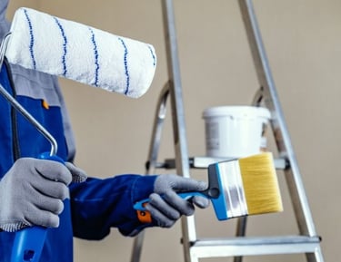 Trabajos de pintura en exteriores