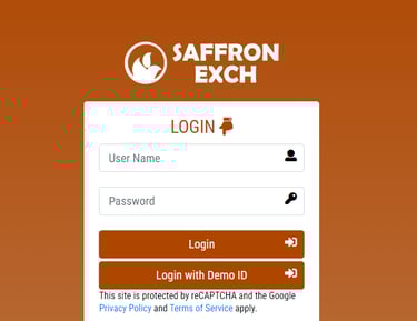 SaffronExch id