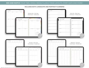 Digital Planner, Goodnotes Planner, iPad Planner, Notability Planner,Dated Digital Planner,2024 2025