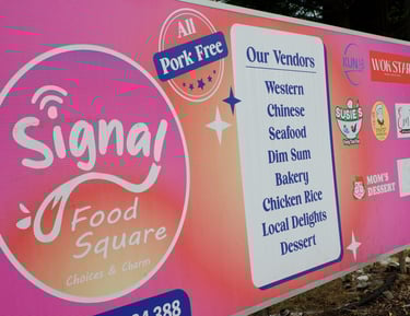 Explore unique flavors at Signal Food Square by GlobalKitc KPD Avenue Kota Kinabalu