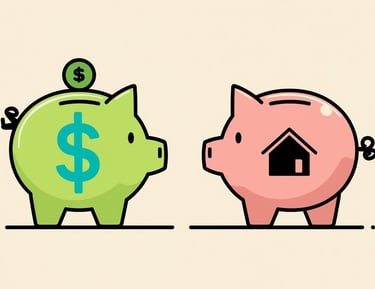 dois porquinhos de guardar moeda