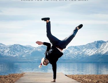 man doing a one handed cartwheel