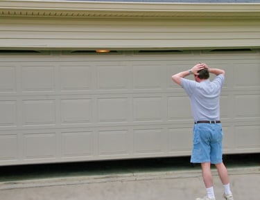 quick garage door fix