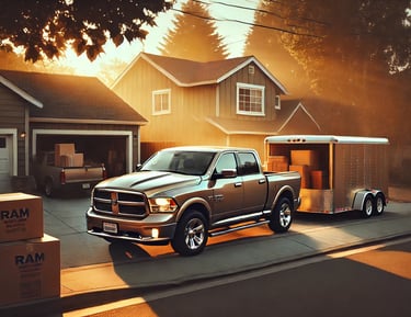 Providing residential junk removal service.