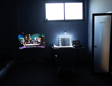 Nuestro camerino es una de las estrellas de Vamos Studio que brilla fuera de los focos