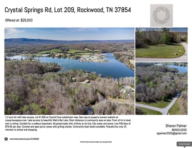 Example Marketing Kit for Rockwood, TN location