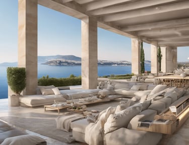 house with opened door