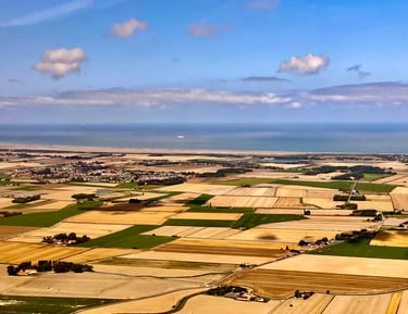 Voyage vers Dunkerque en ULM