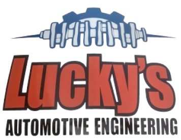 Lucky's Automotive Engineering Logo