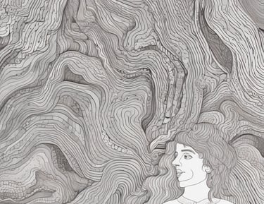 Three pieces of paper arranged vertically feature the words 'dialectical', 'behaviour', and 'therapy'. The background is a plain light gray.