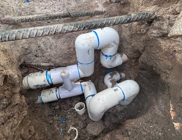 Spa Jet-body replacement of a broken pipe in the spa