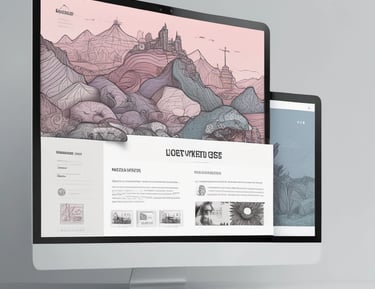 A team analyzing social media metrics on a large screen in a bright office.