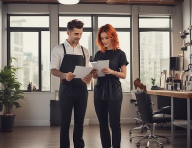 Group of students collaborating on a project with smiles and focus.