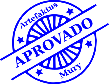 Selo: Aprovado ARTEFAKTUS - Mury
