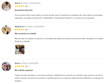 vestidos de matrimonio en Bogotá