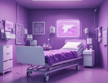 A low-light image featuring a blurred, glowing white Google Bard logo in the background and a clear OpenAI logo with a knot design in the foreground, set against a dark background.