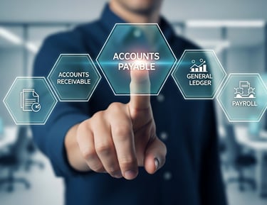 Bookkeeping services graphic with account payable selected