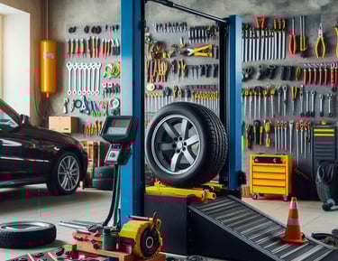 equipo de servicio y reparación para negocios