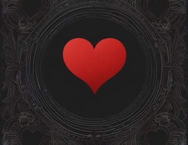 Icon representing emotional connection with a heart and sound waves.