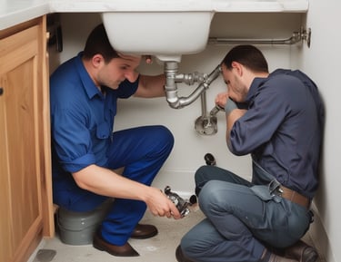 person opening faucet