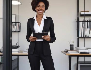 A beige building facade with four small windows displays the name 'C.H. MARTIN' in large red letters. Colorful triangular pennant flags are strung above, forming a festive appearance. Two 'FOR RENT' signs are visible on either side of the building.