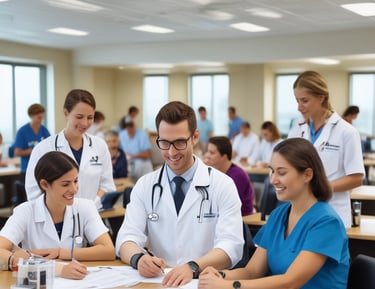 A workshop featuring a man in a hooded outfit working at a cluttered workbench. The space is equipped with various tools hanging on a pegboard, industrial equipment, tires, and a metal table. The lighting is subdued, with fluorescent fixtures providing illumination.