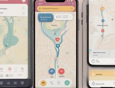 An engaging scene of diverse people using the app.