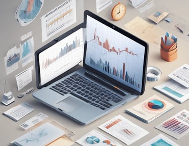 A conference room with a long wooden table surrounded by chairs covered in protective plastic. Multiple computer monitors are placed on tables against the walls, each displaying nature-themed images. The walls are lined with wood paneling, and a sign indicating a center for artificial intelligence is displayed at the front. There are decorative flower arrangements on the table, and the overall setup suggests a professional environment.