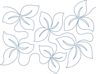 Trillium Leaf Allover Darlene Epp