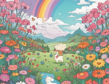 A vintage ice cream van painted blue and cream, featuring colorful ice cream illustrations on the sides. Writing on the van includes phrases like 'Traditional Ice Cream,' 'Antica Gelateria,' and 'Wholesome and Delicious.' The van is parked against a graffiti-covered wall.