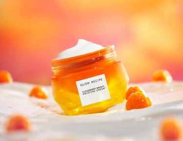 Glow Recipe Cloudberry Bright Moisture Cream with vitamin C.
