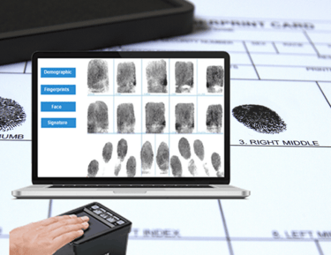 live fingerprinting