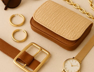 Acessórios femininos em destaque