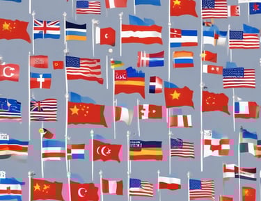 A map highlighting manufacturing hubs in India, China, and Türkiye with connecting lines.