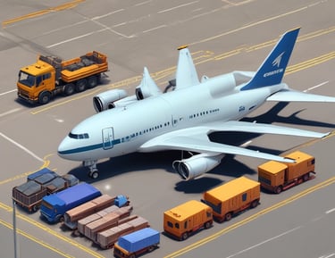 A logistics team coordinating freight operations.