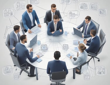 A logistics team coordinating freight operations.