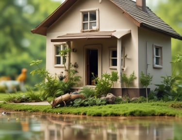 Close-up of eco-friendly pest control products used safely around pets.