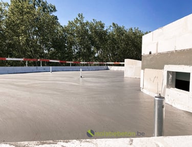 Hellingsbeton, schuimbeton nieuwbouw