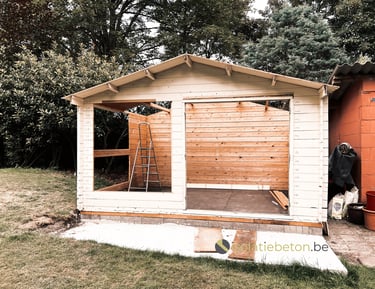 fundering tuinhuis schuimbeton