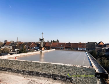 Hellingsbeton, schuimbeton renovatie