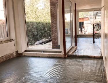 Isolatie uitvulling schuimbeton