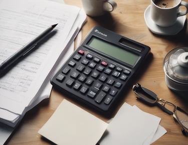 A graphic illustrating payroll and bookkeeping services.