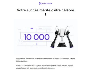 10000 vues sur le site de Lalbenque Chess club