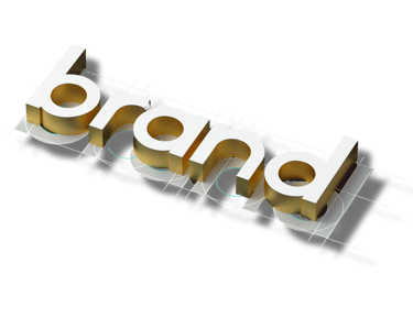 Imagen de un logotipo en construcción